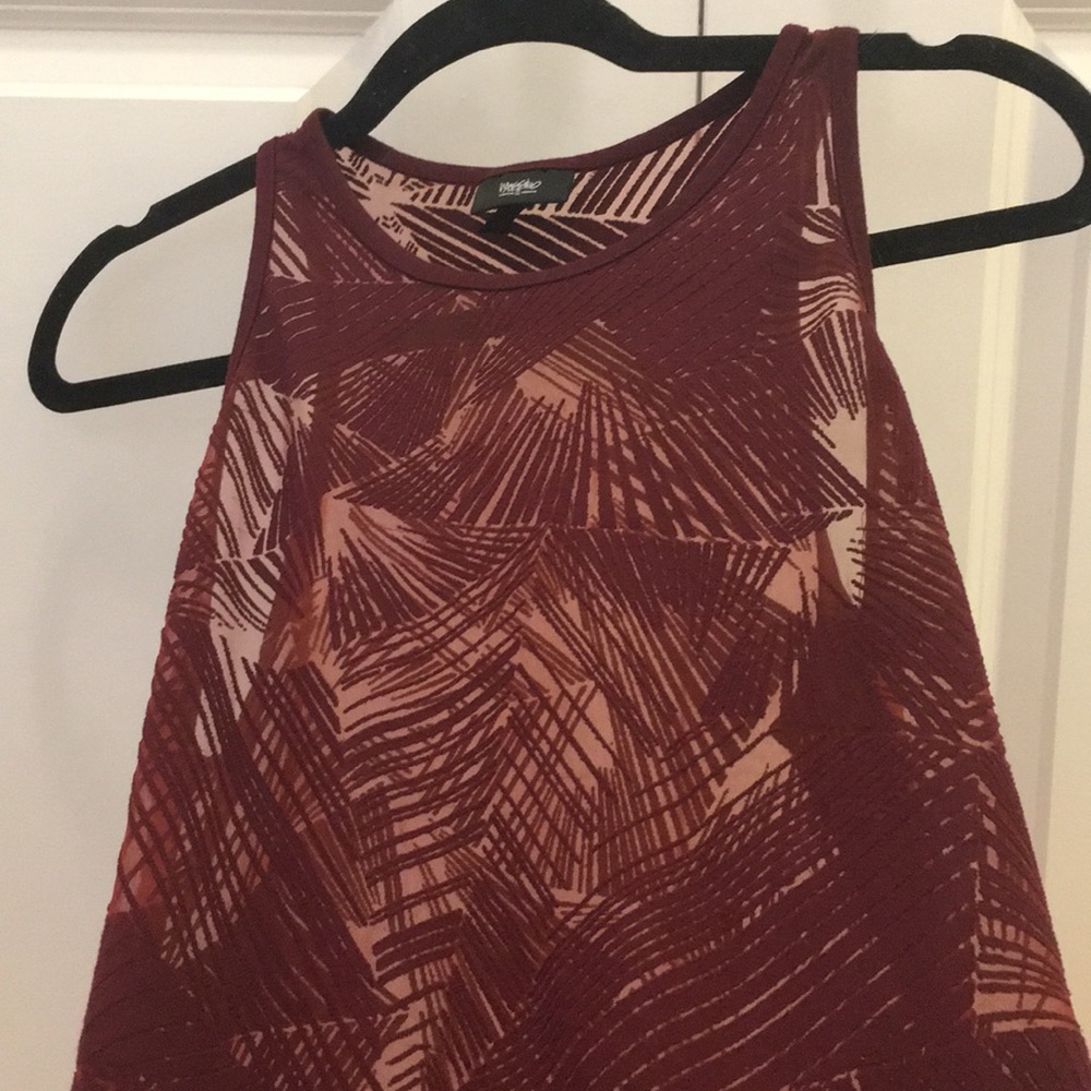 See through red tank